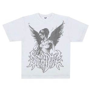 "SHADOW ANGEL" - WHITE TEE