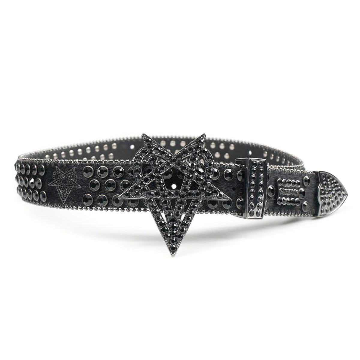 OVD STUDDED BELT - BLACK belt by OVD - view 1