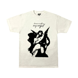 HEAVEN AWAITS US MY ANGEL - WHITE TEE tee by OVD - view 1