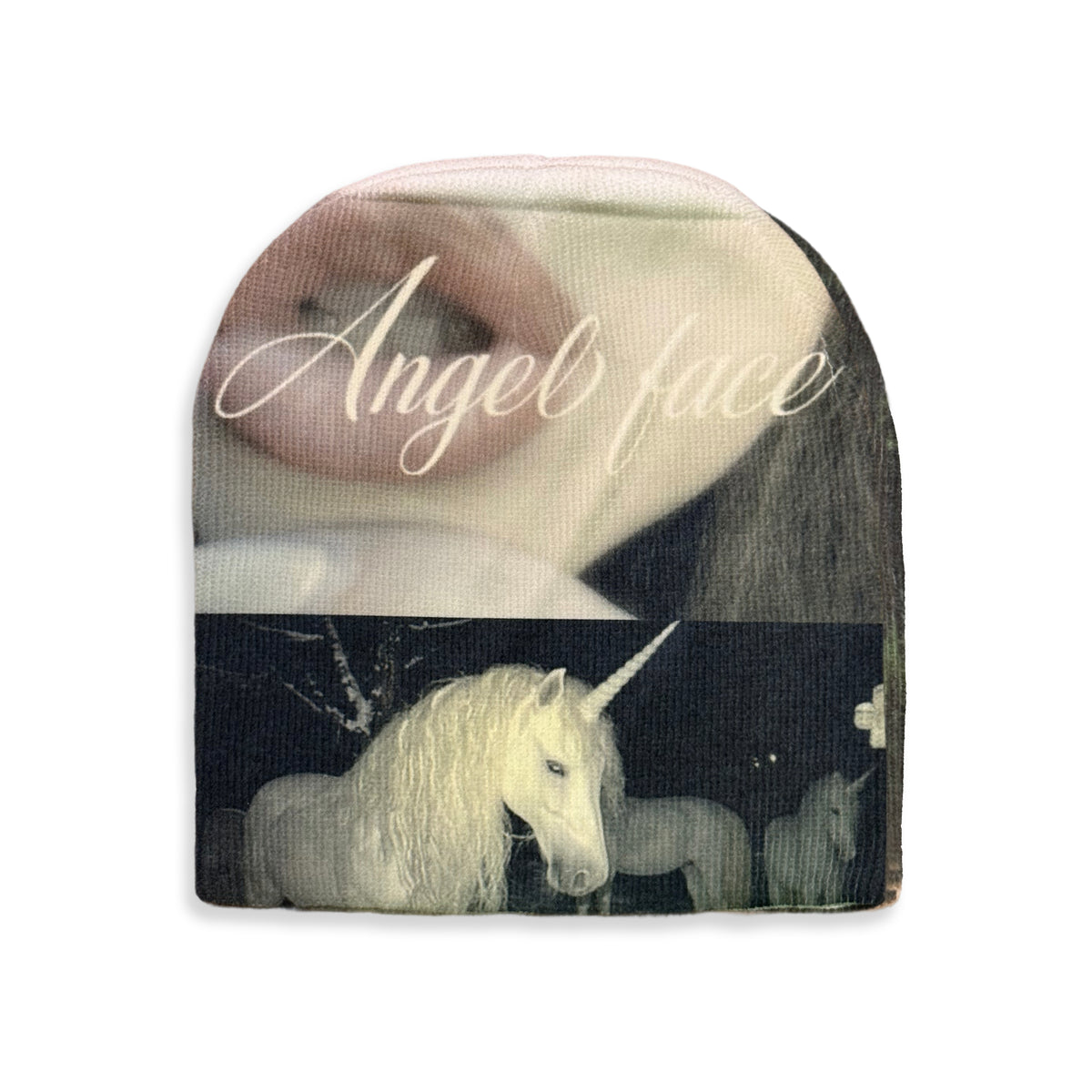 "angel face" beanie