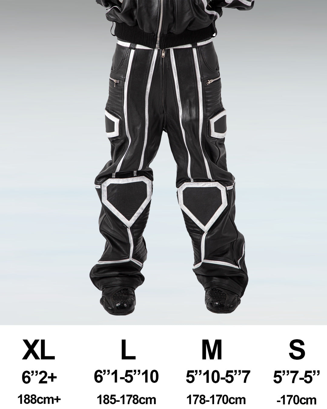 PRYZM MOTO PANTS - BLACK/WHITE pants by OVD - view 6