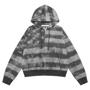 BLKAMERIKA ZIP UP - FRONT