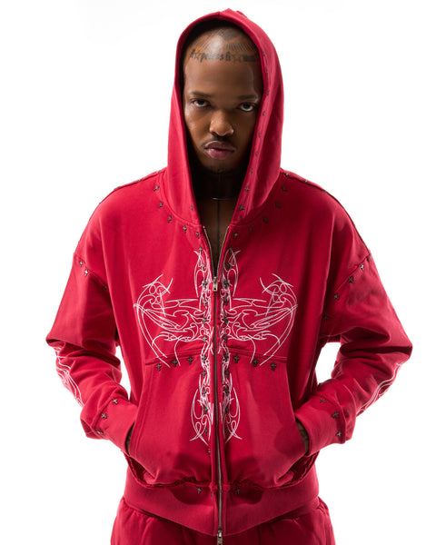 "BLOODANGL" ZIP UP