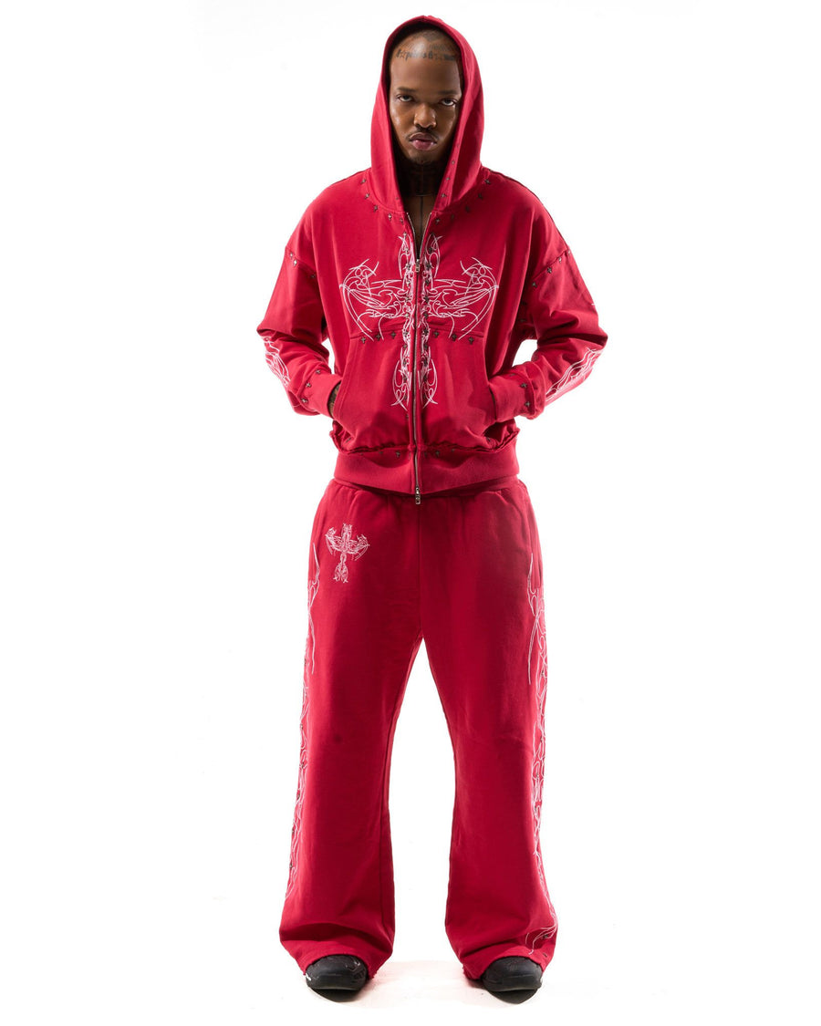 "BLOODANGL" ZIP UP