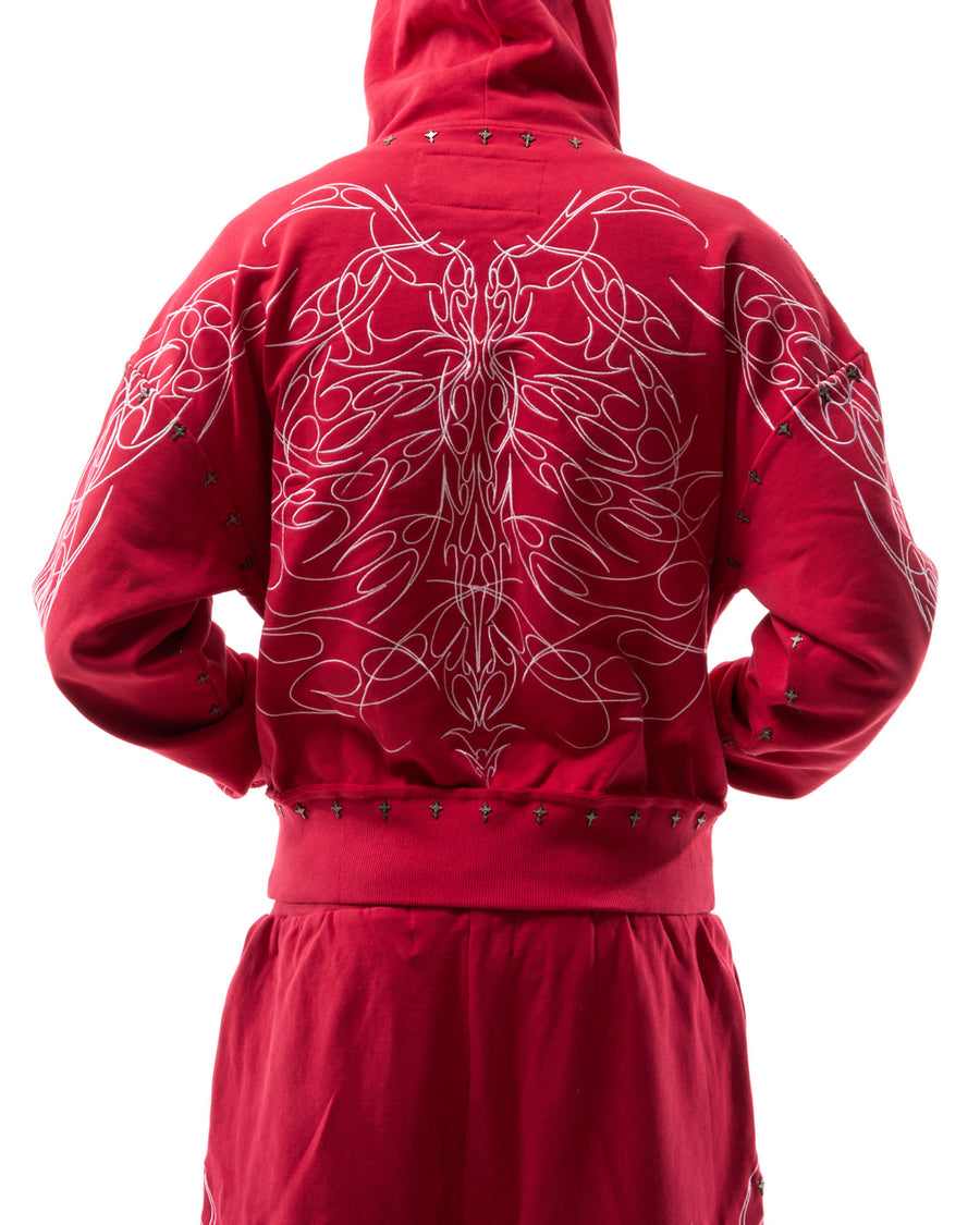 "BLOODANGL" ZIP UP