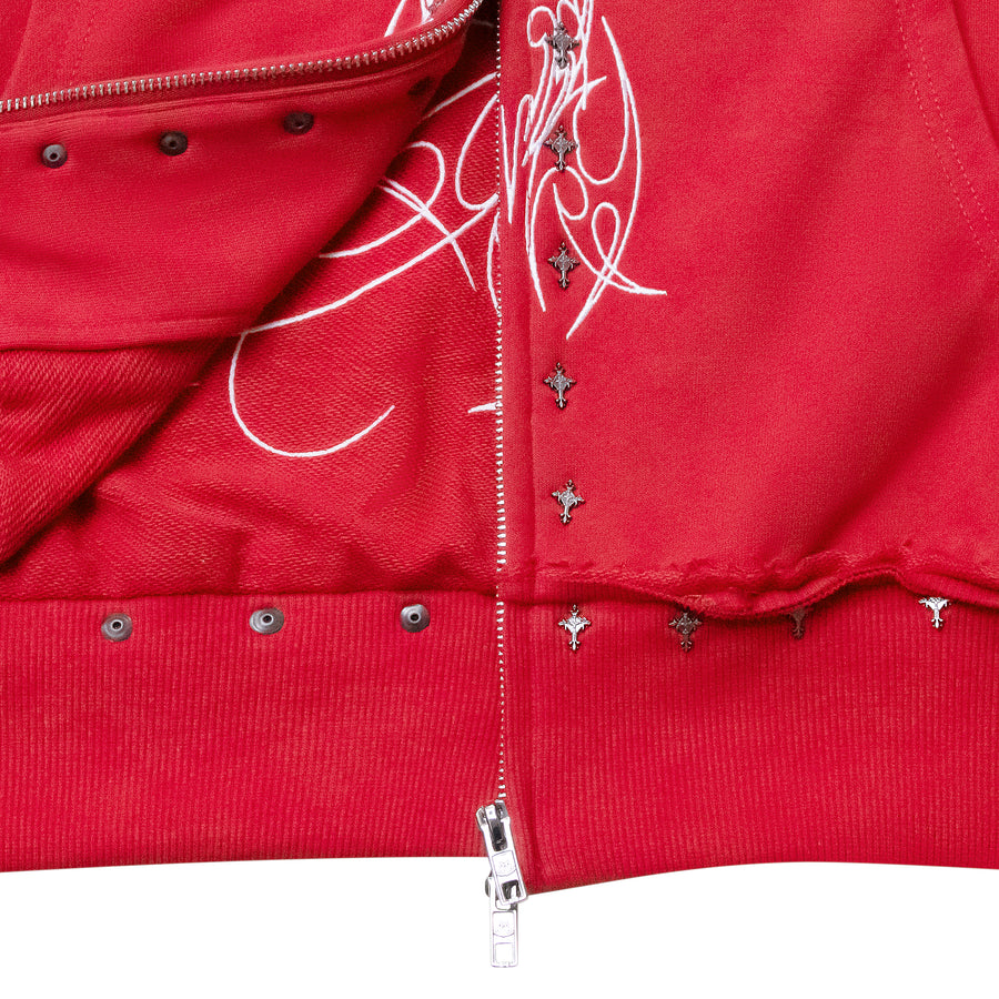 "BLOODANGL" ZIP UP