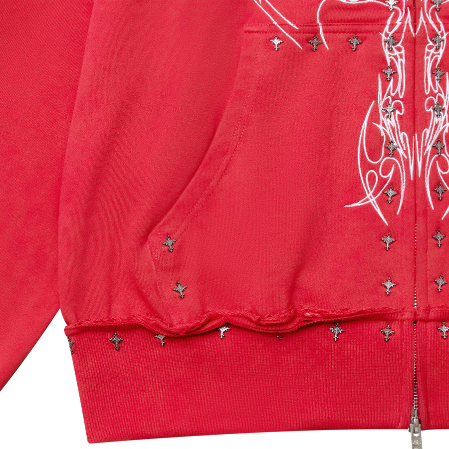"BLOODANGL" ZIP UP