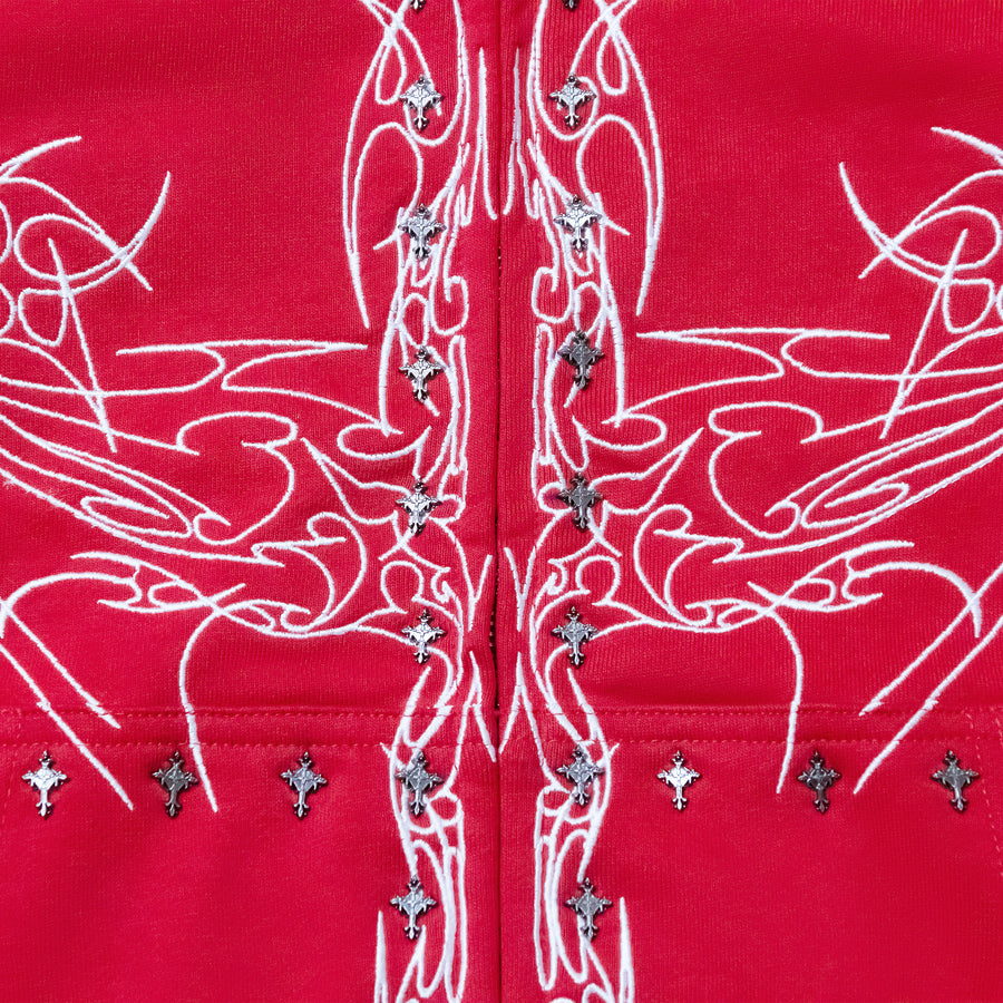 "BLOODANGL" ZIP UP
