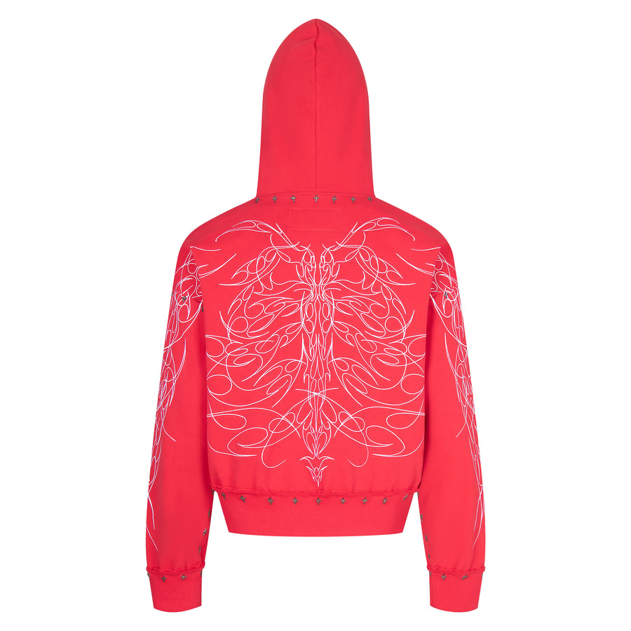 "BLOODANGL" ZIP UP