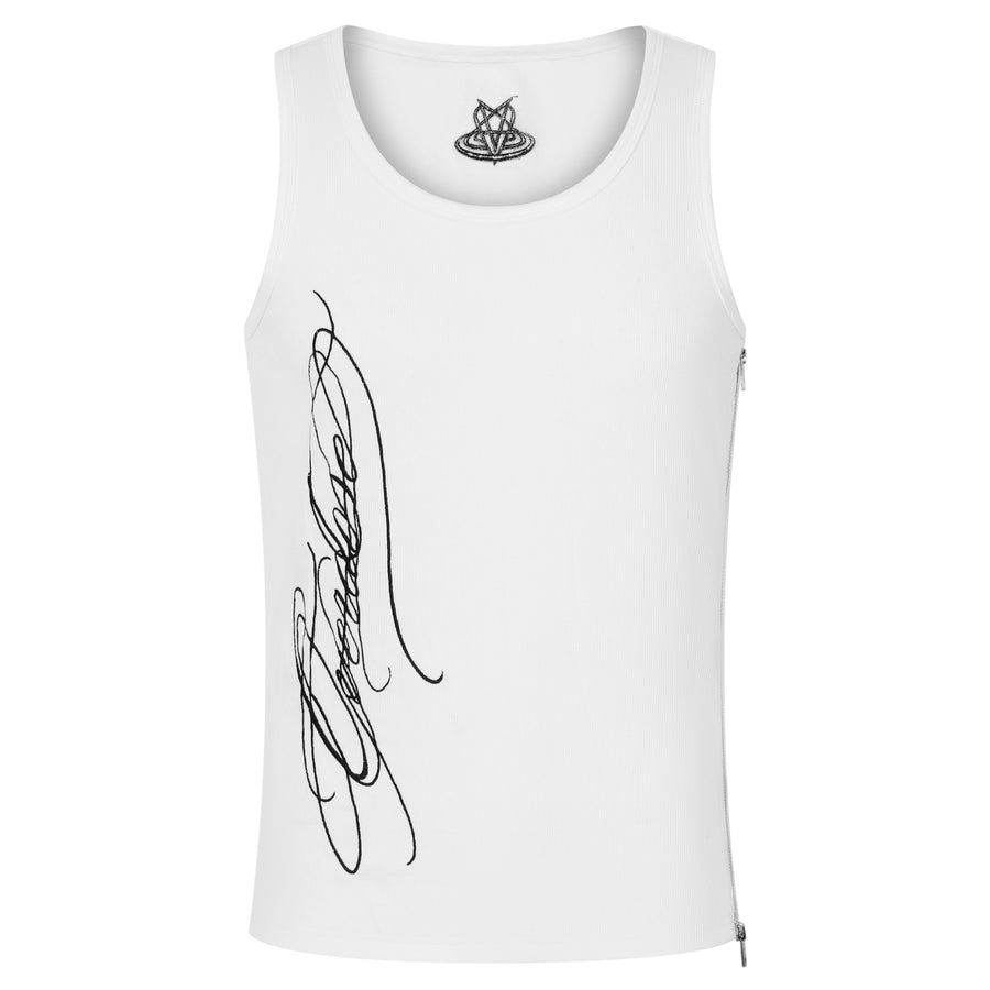 "CALLIGRAPHY" TANK - ANGEL