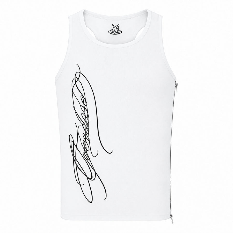 "CALLIGRAPHY" TANK - ANGEL