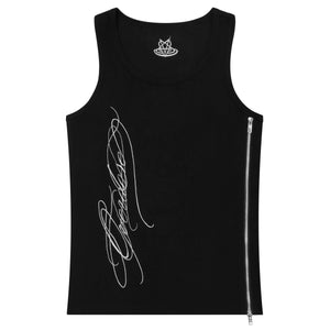 "CALLIGRAPHY" TANK - MIDNIGHT