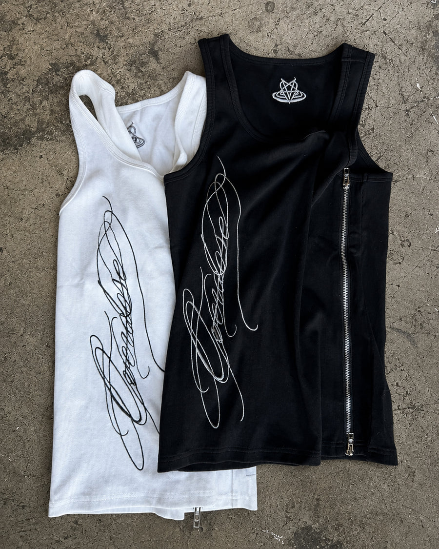 "CALLIGRAPHY" TANK - ANGEL