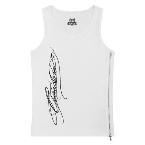 "CALLIGRAPHY" TANK - ANGEL