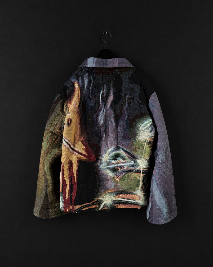 "CONSTELLATION OF SATURN" WOVEN PUFFER