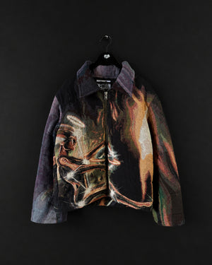 "CONSTELLATION OF SATURN" WOVEN PUFFER