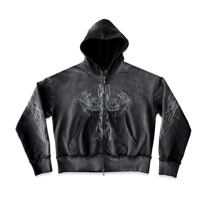 "DRKANGL" ZIP UP