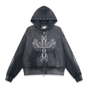 "DRKANGL" ZIP UP