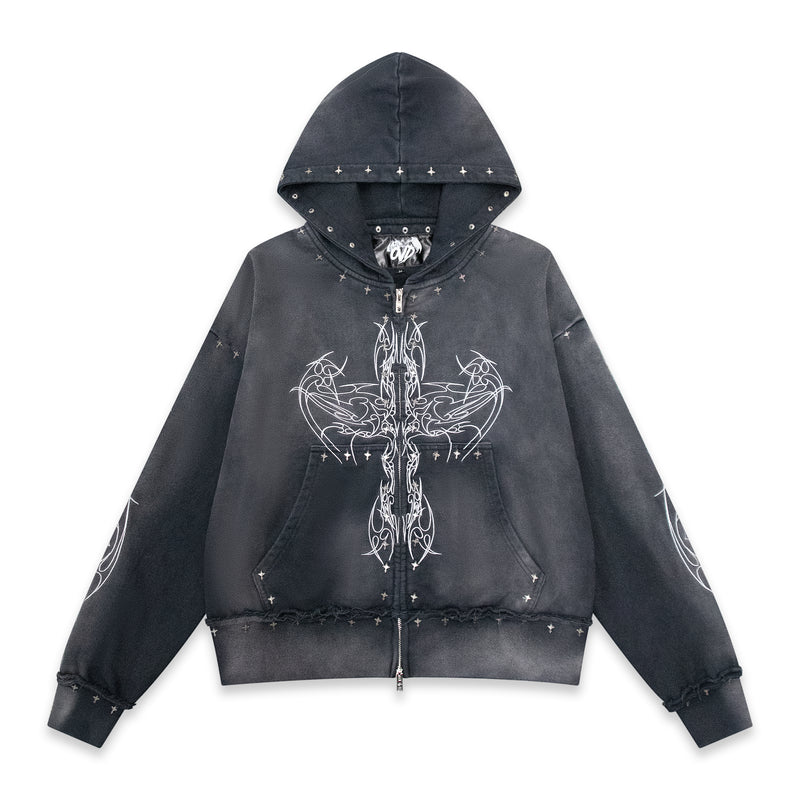 "DRKANGL" ZIP UP