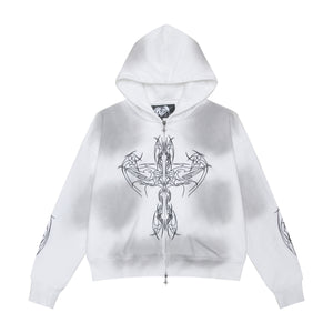 DRTYANGL ZIP UP zip-up hoodie by OVD - view 1