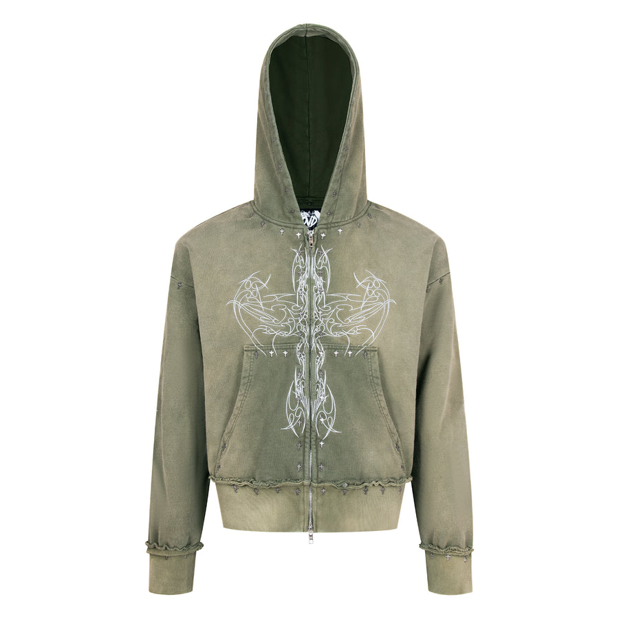 "EARTHANGL" ZIP UP