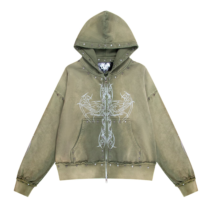 "EARTHANGL" ZIP UP
