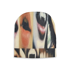"fangs" beanie