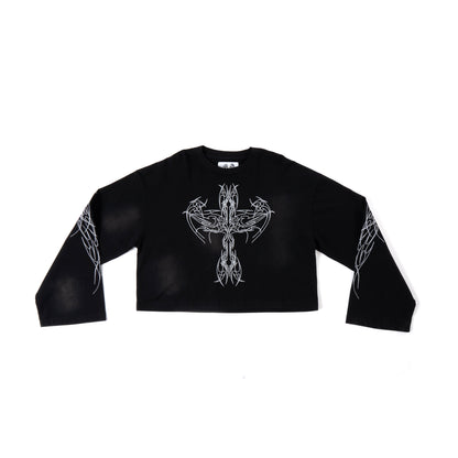 "WINGS OR DEATH" L/S - MIDNIGHT