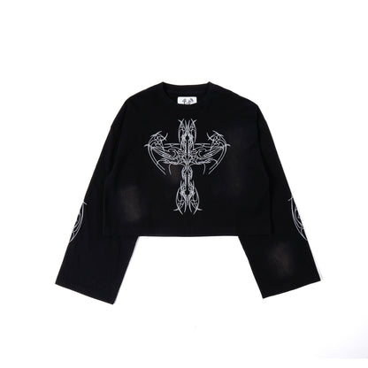 "WINGS OR DEATH" L/S - MIDNIGHT