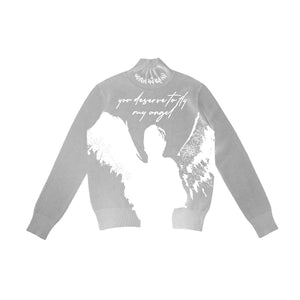 GOD FORGIVE ME - GREY hoodie by OVD - view 1