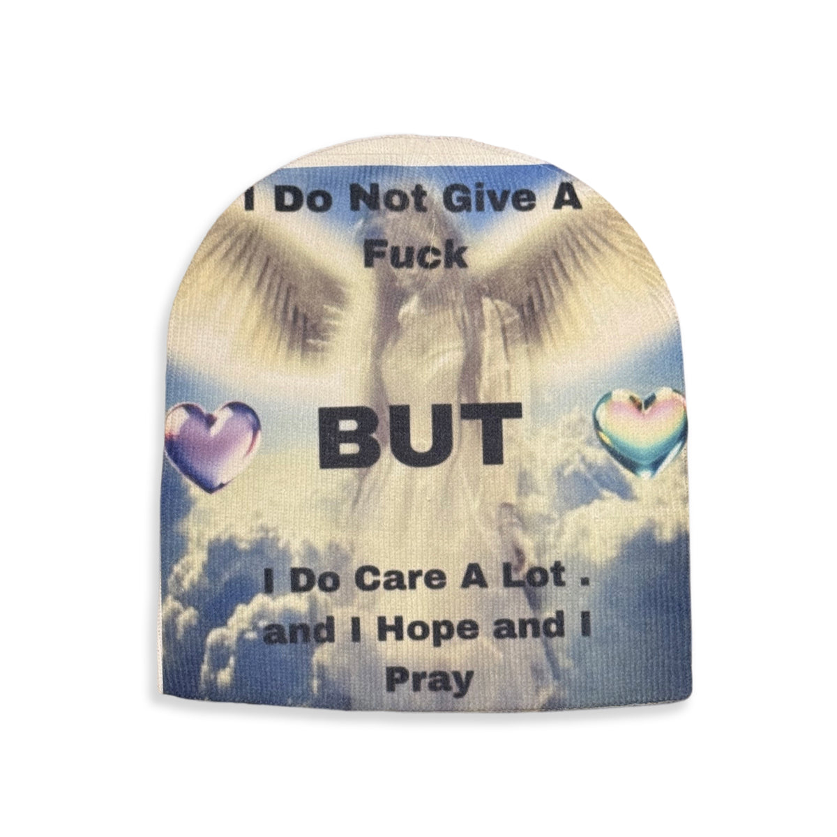 "i hope and i pray" beanie