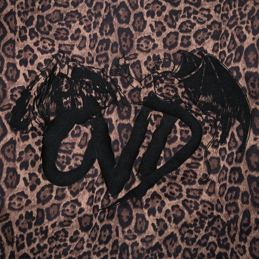 "LEOPARD" REVERSIBLE SHERPA HOODIE
