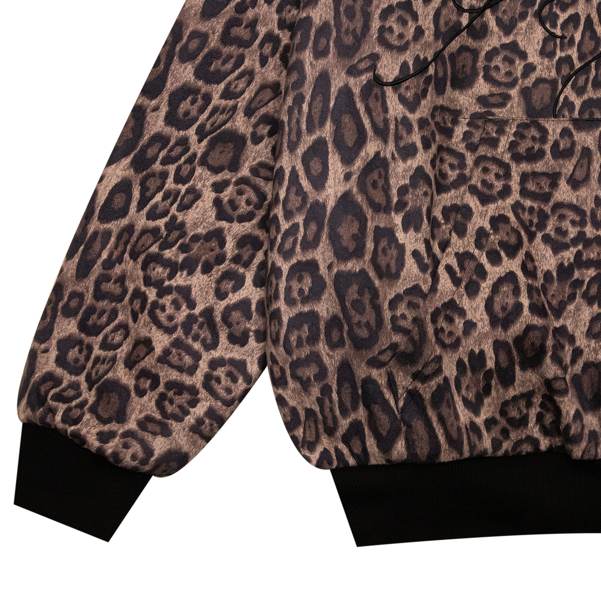 "LEOPARD" REVERSIBLE SHERPA HOODIE