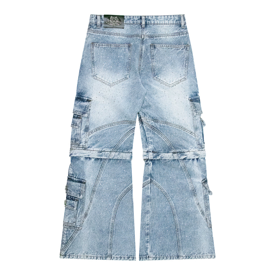 "LGHTCRYSTL" TRNSFRMR DENIM