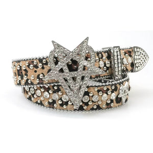 OVD STUDDED BELT - LGHTLEOPARD belt by OVD - view 1
