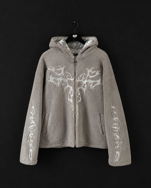 "MEMENTO AMORI" SHERPA JACKET