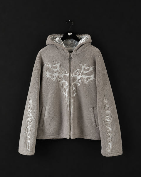 "MEMENTO AMORI" SHERPA JACKET