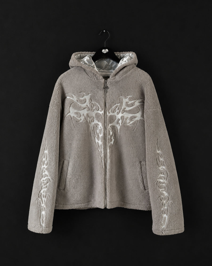 "MEMENTO AMORI" SHERPA JACKET