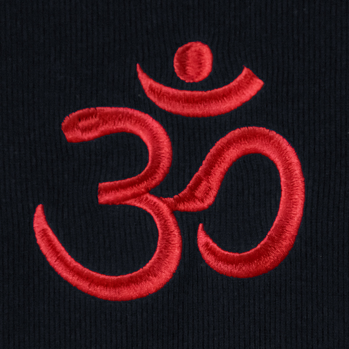 "OM" CONTRAST L/S - BLACK/RED