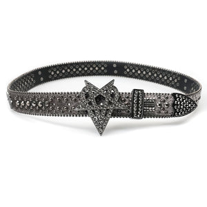 OVD STUDDED BELT - WOLF GREY belt by OVD - view 1
