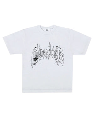 "OVERDOSE WEB LOGO" TEE - WHITE