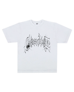 "OVERDOSE WEB LOGO" TEE - WHITE
