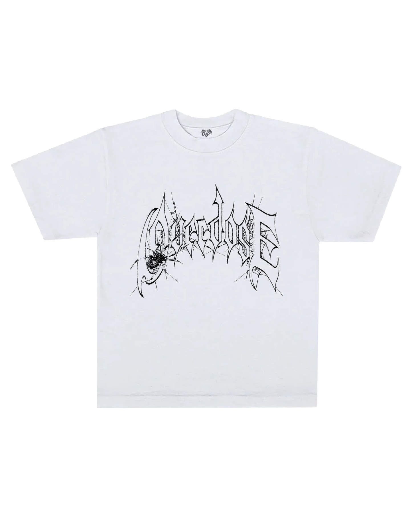 "OVERDOSE WEB LOGO" TEE - WHITE