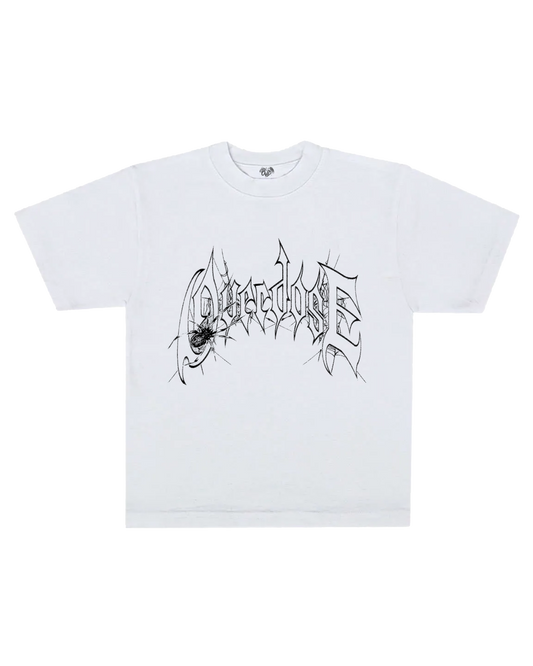 "OVERDOSE WEB LOGO" TEE - WHITE