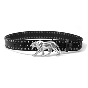 PANTHER BELT - OBSIDIAN SNAKESKIN belt by OVD - view 1