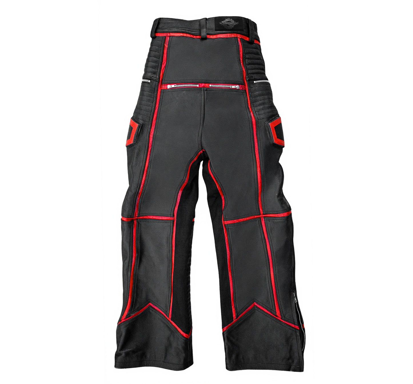 "PRYZM" MOTO PANTS - BLACK/RED