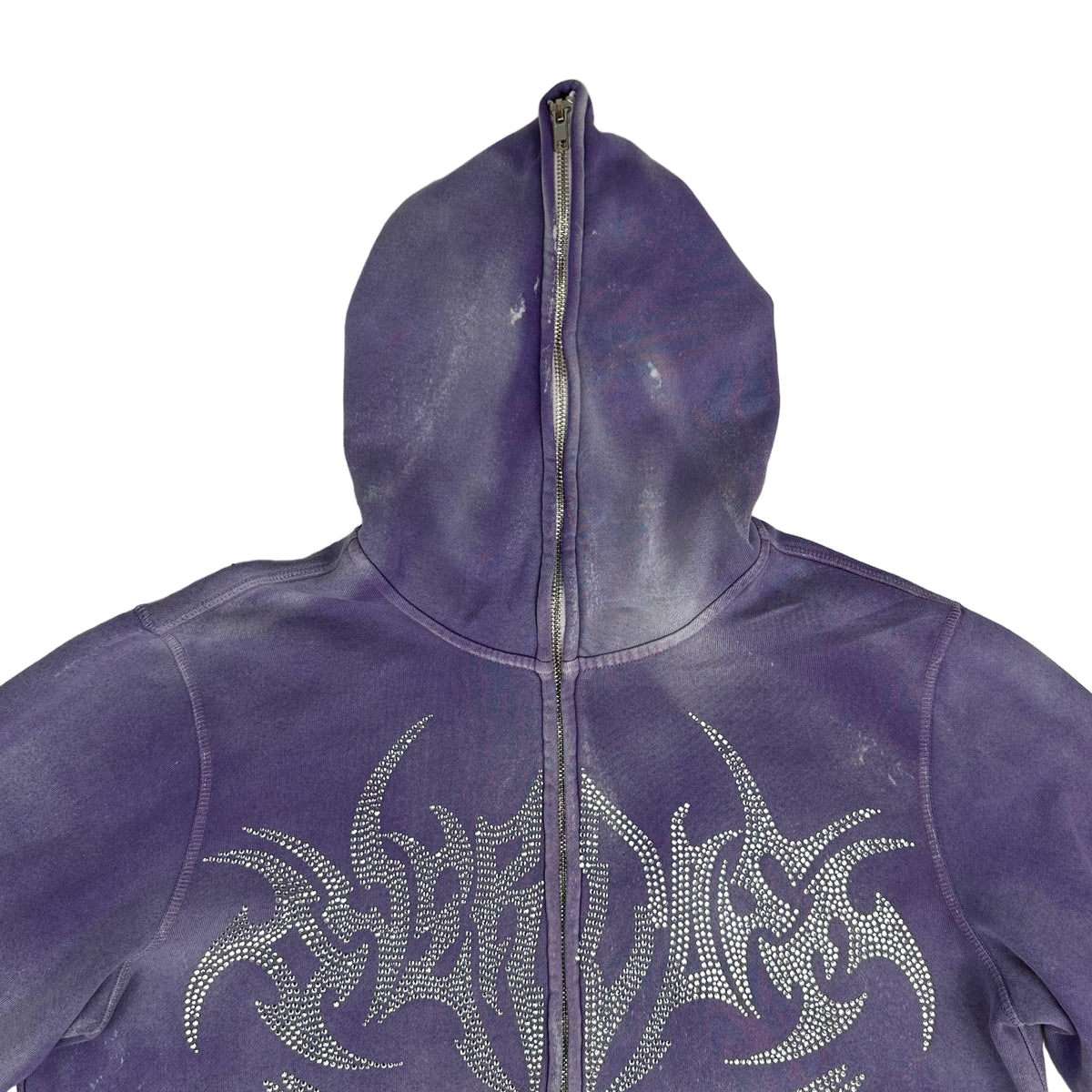 1 OF 1 SWORD OF DIVINITY WASHED PURPLE FULL ZIP hoodie by OVD - view 5