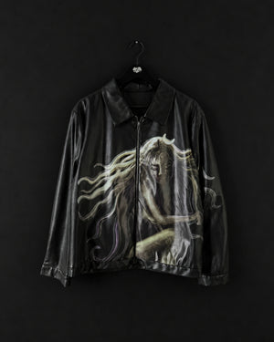 "REINE DE LA LUNA" LEATHER JACKET