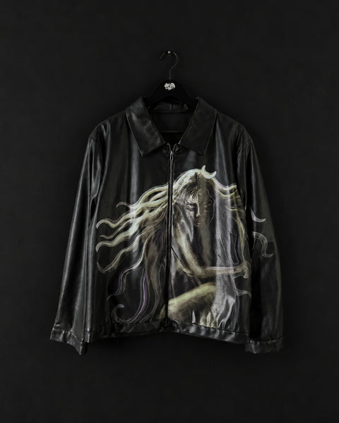 "REINE DE LA LUNA" LEATHER JACKET
