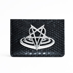 S999TURN CARD HOLDER - BLACK PYTHON accessory by OVD